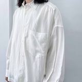 Airy Curve Relaxed Shirt