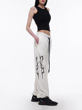 ONE SIDE THUNDER LOGO PANTS