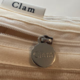 Clam ラウンドペンケース _ コーデュロイココナッツ