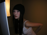 ribbed knit beanie