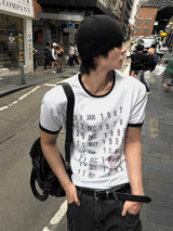 クロップドマッスルフィットアーカイブTシャツ