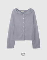 RS Cool ルーズフードカーディガン (3color)