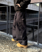 Stellon Cross Embroidery Balloon Pants