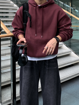 Taper Daily Cotton Double Weave Overfit Hoodie