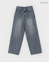 [MADE] Cornet Wide Incision Denim Pants