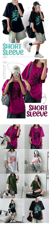 レクシーレタリング半袖Tシャツ