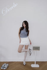French mini frill skirt