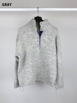 HENLEY ANORAK SWEATER (5C)