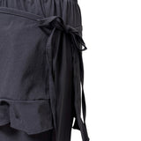 (2color) Ruffle Wrap Frill Capri Pants