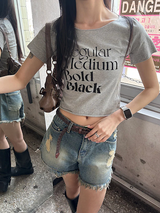 [S/S] レギュラープリンティングハーフTシャツ(3color)