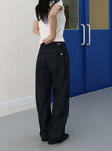 MOOD INDIGO PIN STRIPE CURVED DENIM code 26200