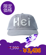 【limited price】 Hei Big Logo Felt Cap Light Grey 