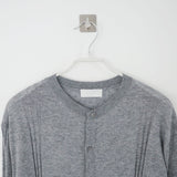 crew neck fine cardigan