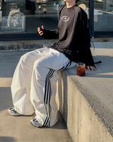 Face Track Line Snap Pants