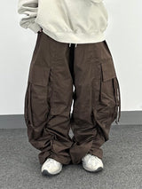 shirring strap cargo pants
