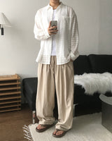 フローリネンワイドパンツ