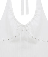 stショルダー トップ (white)