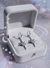 [少女時代 テヨン Piercing] ラブ プラネット ハギーズ ピアス - Silver Color