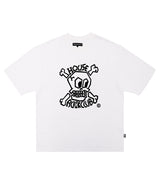 ガレージスカルT　ビンテージホワイト