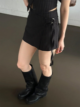 stripe strap pants