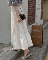 Pou Frill Long Skirt