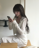 ローズ : ガーデンニットクロップカーディガン