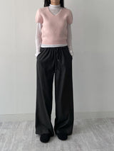 Striped Banding Wide Slacks