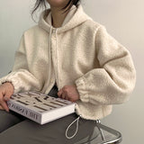 Dali Wool String Avant Snap Hooded Jumper