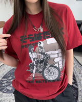 ハディンバイクグラフィック半袖Tシャツ