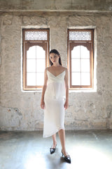 Lisha wrap sleeveless (white)