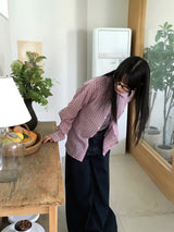 Mertle インディゴローデニムロングワイドパンツ