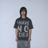 Untitled No Idea Pigment Wash Short Sleeve Washed Black