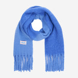 Half&Half Chunky Muffler (Light Blue & Cobalt Blue)