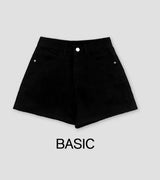 [2TYPE] ベーシックハイウエストショートパンツ