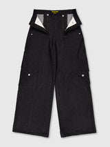 Double Zipperfly Cargo Denim (Vintage Black)