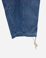 Stack cargo denim pants