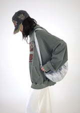(UNISEX)チルブロックオーバーサイズパーカー(2colors)
