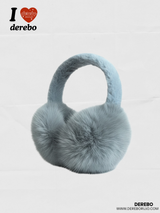 Rabbit fur earmuffs