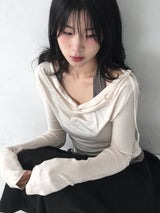 Ribbon Drape Tee
