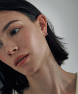 [925 silver] Deux.silver.211 / mini bille earring (silver)