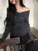 Elda Wool Belt Pleated Mini Skirt