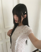Curry Mini Dot Pearl Hairpin