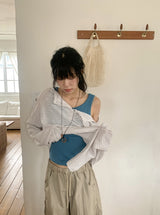 Kiku Basic Ribbed Sleeveless