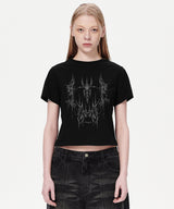 タトゥークロップT (BLACK)