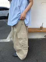 Cotton Big Cargo Pants