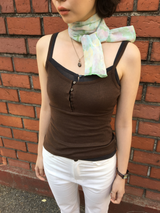 Epo Sheer Button Sleeveless (6color)