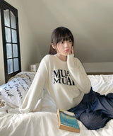 LAMBSWOOL JACQUARD ROUND KNIT