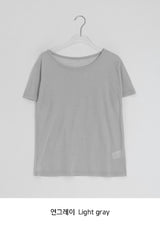 26SS★ [BAONHAUS] セイディンテンセルレイヤード半袖Tシャツ