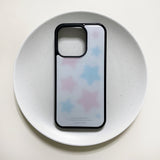 [MADE] blur kitsch star epoxy bumper case - white