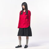 CRINKLE LINEN SHIRTS RED